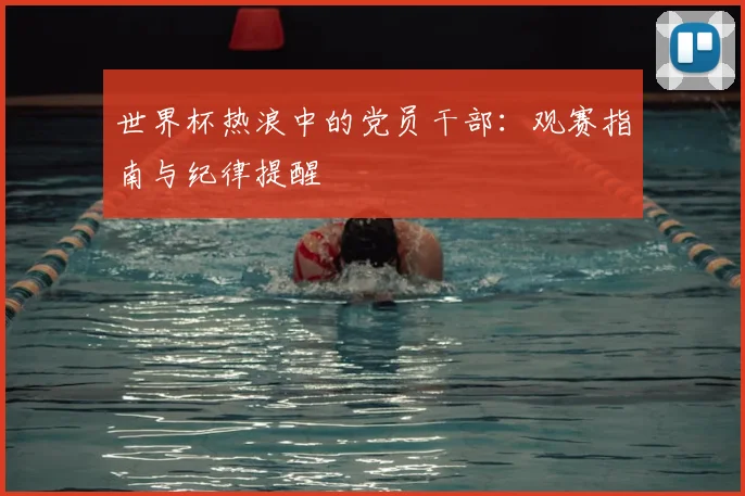 世界杯热浪中的党员干部：观赛指南与纪律提醒